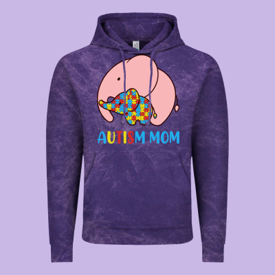 Autism Awareness Autism Mom Vintage Hoodie Designed By Cowhidedigitalart