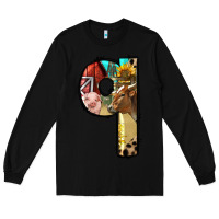 Black Farm Life Alphabet Lowercase Letters Q Long Sleeve Tee - BundleAndBundleShop