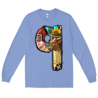 Colony Blue Farm Life Alphabet Lowercase Letters Q Long Sleeve Tee - BundleAndBundleShop