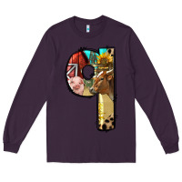 Plum Farm Life Alphabet Lowercase Letters Q Long Sleeve Tee - BundleAndBundleShop
