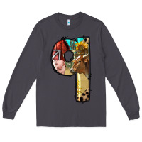 Smoke Farm Life Alphabet Lowercase Letters Q Long Sleeve Tee - BundleAndBundleShop