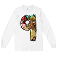 White Farm Life Alphabet Lowercase Letters Q Long Sleeve Tee - BundleAndBundleShop