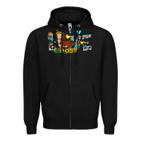 Black love western cow Zipper Hoodie - JahusDesignShop