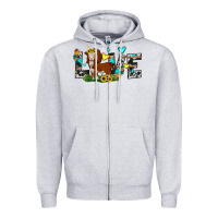 Heather Grey love western cow Zipper Hoodie - JahusDesignShop
