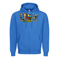 True Royal love western cow Zipper Hoodie - JahusDesignShop