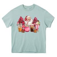 Arona pink christmas pink tree santa coffe cups Heavy Core Tee - CowGirlArtShop