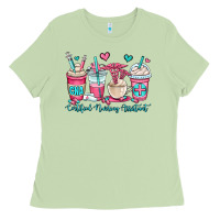 Cna Certified Nursing Assistant Coffee Cups Ladies Tee | Teevron