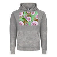 Cloud Rock Pink Roses Background Vintage Hoodie - LillyAllenDesigns