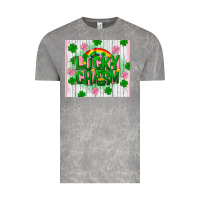 Cloud Rock lucky charm st patricks day Vintage Tee - FaDigitalArtStudio
