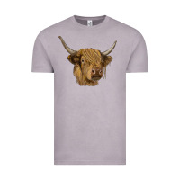 Vintage Zinc highland cow Vintage Tee - RanaPortraitStore