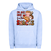 Pigment Grape Ice i'm just here for the snacks baseball Urban Hoodie - Jasminsmagicworld