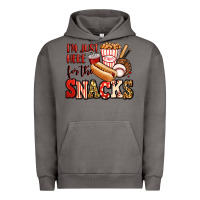 Pigment Tornado i'm just here for the snacks baseball Urban Hoodie - Jasminsmagicworld