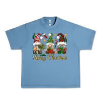 Pebble Blue Merry Christmas Gnomes Urban Heavy Tee - BundleAndBundleShop