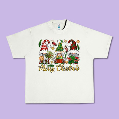 Merry Christmas Gnomes Urban Heavy Tee Designed By Bundleandbundleshop