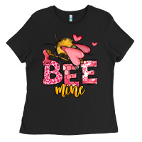 Bee Mine Valentines Day Ladies Tee | Teevron