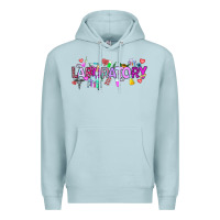 Blue Mist Valentine Laboratory Premium Hoodie - CowhideDigitalArt