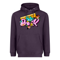 Plum hello pre k Heavyweight Hoodie - JahusDesignShop