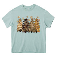 Arona merry christmas leopard trees Heavy Core Tee - CowGirlArtShop