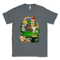 Charcoal Heather St. Patrick's Day animal truck Classic Tee - CowGirlArtShop