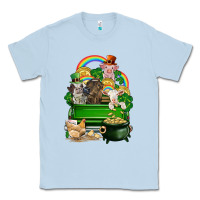 Dusty Blue St. Patrick's Day animal truck Classic Tee - CowGirlArtShop