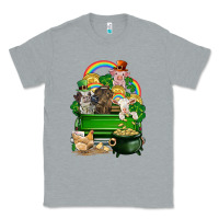 Heather Grey St. Patrick's Day animal truck Classic Tee - CowGirlArtShop