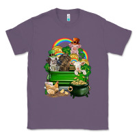 Lavender St. Patrick's Day animal truck Classic Tee - CowGirlArtShop
