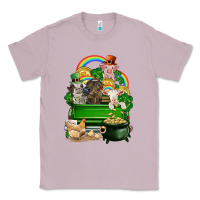 Lilac St. Patrick's Day animal truck Classic Tee - CowGirlArtShop