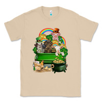 Mushroom St. Patrick's Day animal truck Classic Tee - CowGirlArtShop