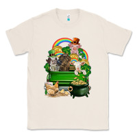 Natural St. Patrick's Day animal truck Classic Tee - CowGirlArtShop