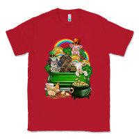 Red St. Patrick's Day animal truck Classic Tee - CowGirlArtShop