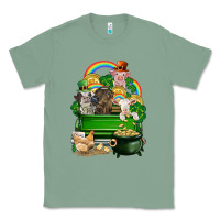 Sage St. Patrick's Day animal truck Classic Tee - CowGirlArtShop