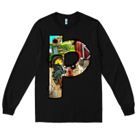 Black farm life alphabet lowercase letters p Long Sleeve Tee - BundleAndBundleShop