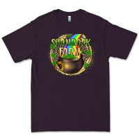 Plum St. Patrick's Shamrock farm Premium Tee - CowGirlArtShop