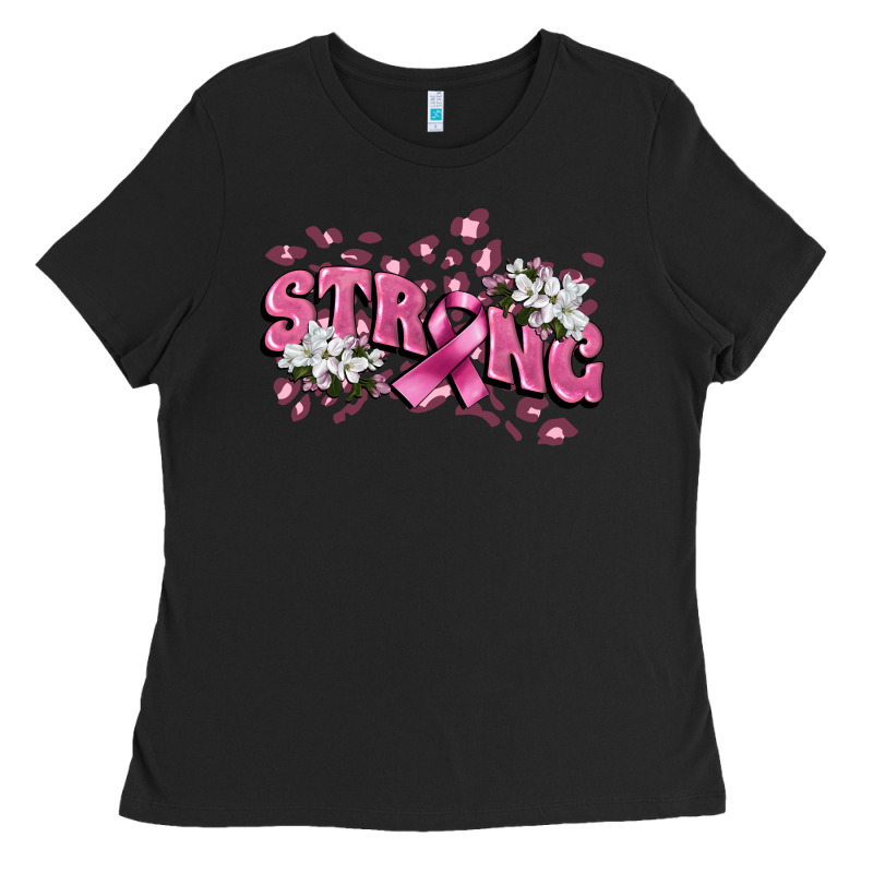 Strong Cancer Awareness Ladies Tee by FaDigitalArtStudio | Teevron