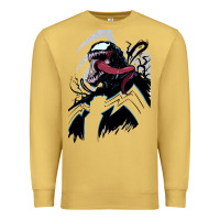 Antique Gold VENOM ART Premium Sweatshirt - DesigneFamous