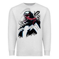 Oatmeal Heather VENOM ART Premium Sweatshirt - DesigneFamous