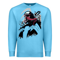 Ocean Blue VENOM ART Premium Sweatshirt - DesigneFamous