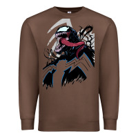 Chestnut VENOM ART Premium Sweatshirt - DesigneFamous