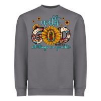 Storm with god all things are possible matthew 19 26 Heavyweight Sweatshirt - JahusDesignShop