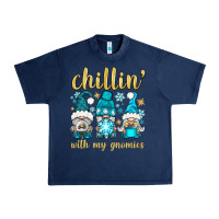 Navy chillin' with my gnomies Urban Heavy Tee - BundleAndBundleShop