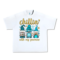 White chillin' with my gnomies Urban Heavy Tee - BundleAndBundleShop