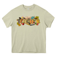 Mossy fall teacher Heavy Core Tee - CowGirlArtShop
