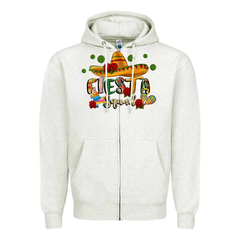 Fiesta Squad Zipper Hoodie by JahusDesignShop | Teevron