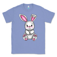Colony Blue Cute bunny Easter Classic Tee - CowGirlArtShop