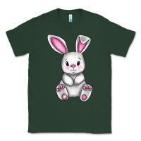 Sports Green Cute bunny Easter Classic Tee - CowGirlArtShop
