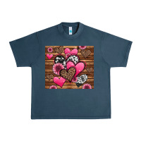 Midnight Navy valentines day western hearts and sunflowers Urban Heavy Tee - Jasminsmagicworld