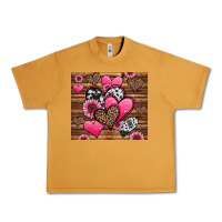 Peanut Butter valentines day western hearts and sunflowers Urban Heavy Tee - Jasminsmagicworld