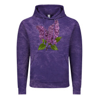 Cloud Purple Purple Lilac Flower Vintage Hoodie - LillyAllenDesigns