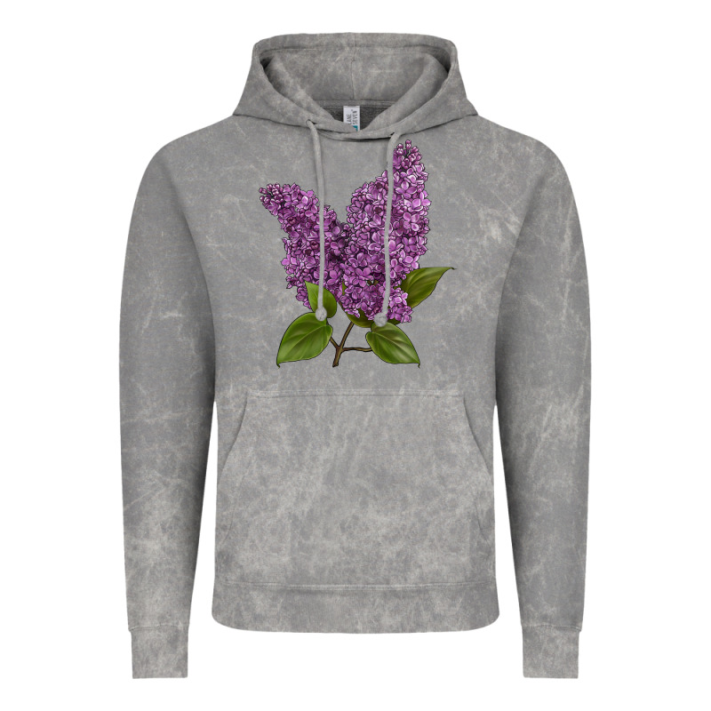 Purple Lilac Flower Vintage Hoodie by LillyAllenDesigns | Teevron