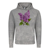 Cloud Rock Purple Lilac Flower Vintage Hoodie - LillyAllenDesigns
